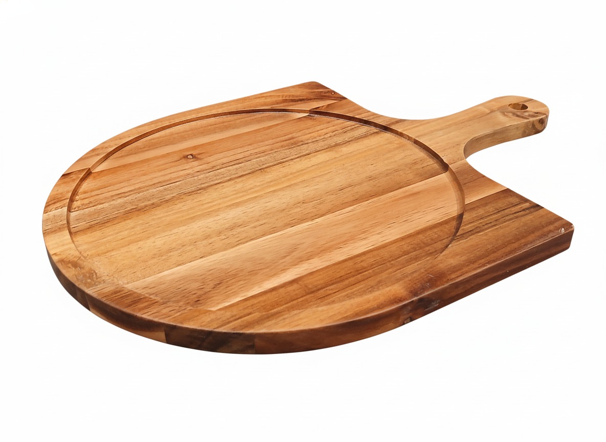 Acacia Wood Pizza & Charcuterie Serving Board